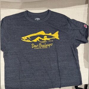 League Gray and Yellow Graphic Tee